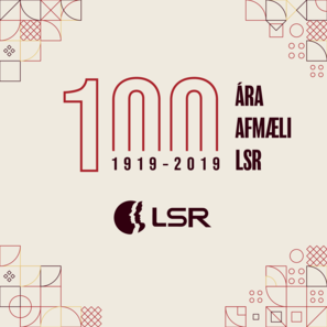LSR 100 ára merki