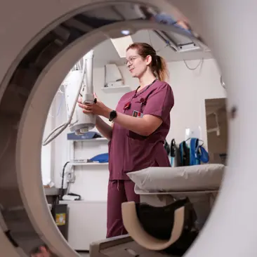 Woman working in a lab