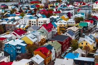Yfirlitsmynd af Reykjavík